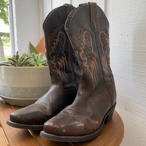 Laredo chocolate brown cowboy boots